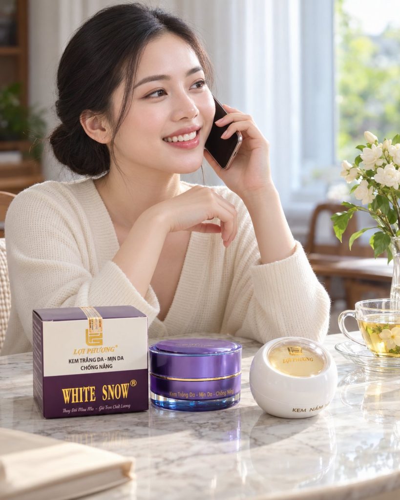 Khách hàng gọi điện tư vấn bên sản phẩm Lợi Phương